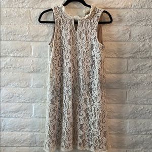 Ivory lace dress
